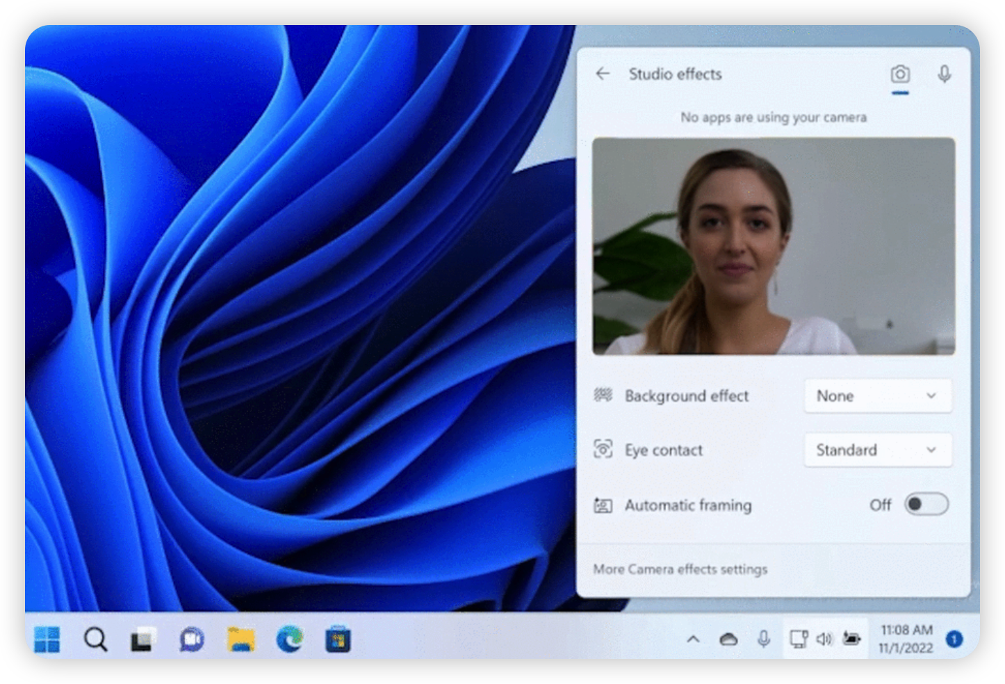 open Studio Effects on Windows 11
