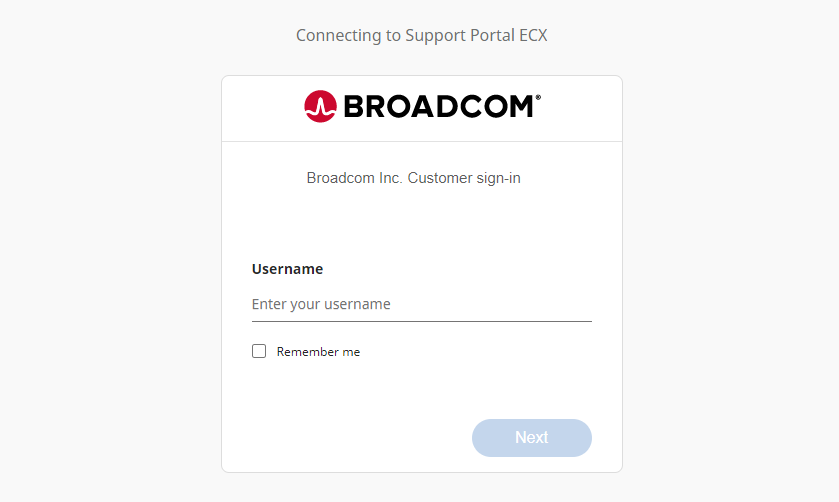 login to Broadcom Support Portal login to Broadcom Support Portal