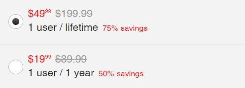 Official prices of Sticky Password