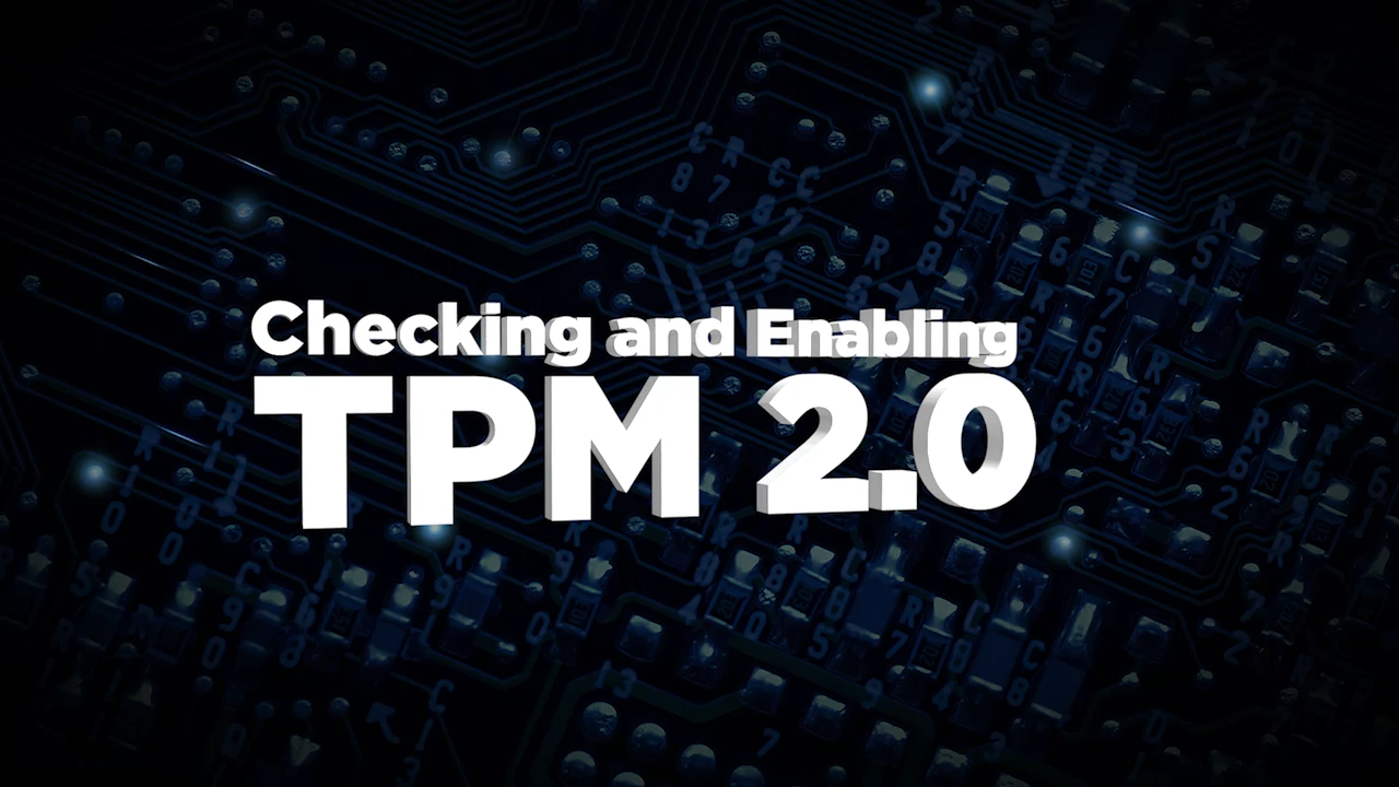 How to Check and Enable TPM 2.0 on Your PC(Lenovo, HP, Dell)