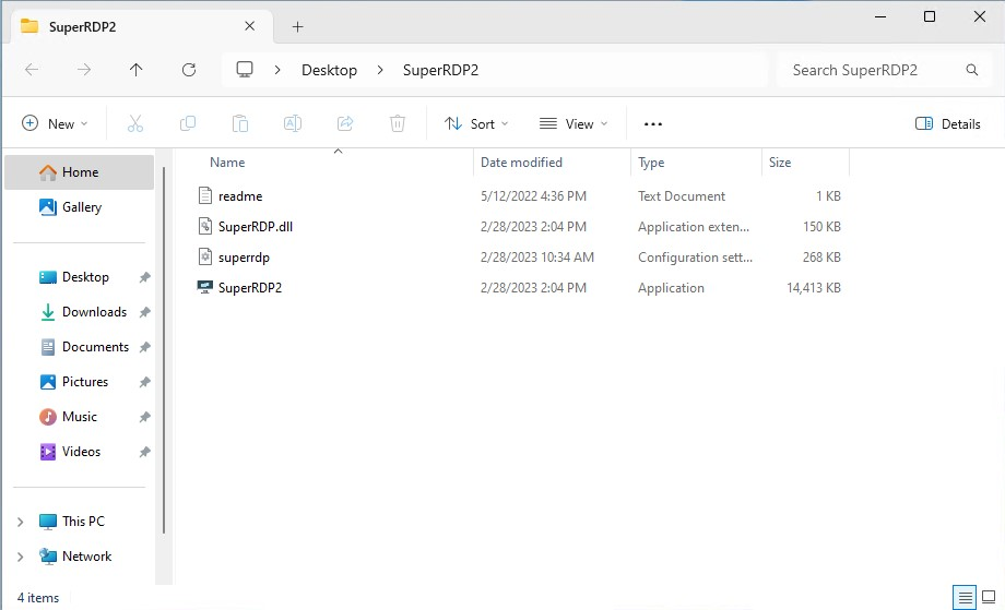 files of SuperRDP