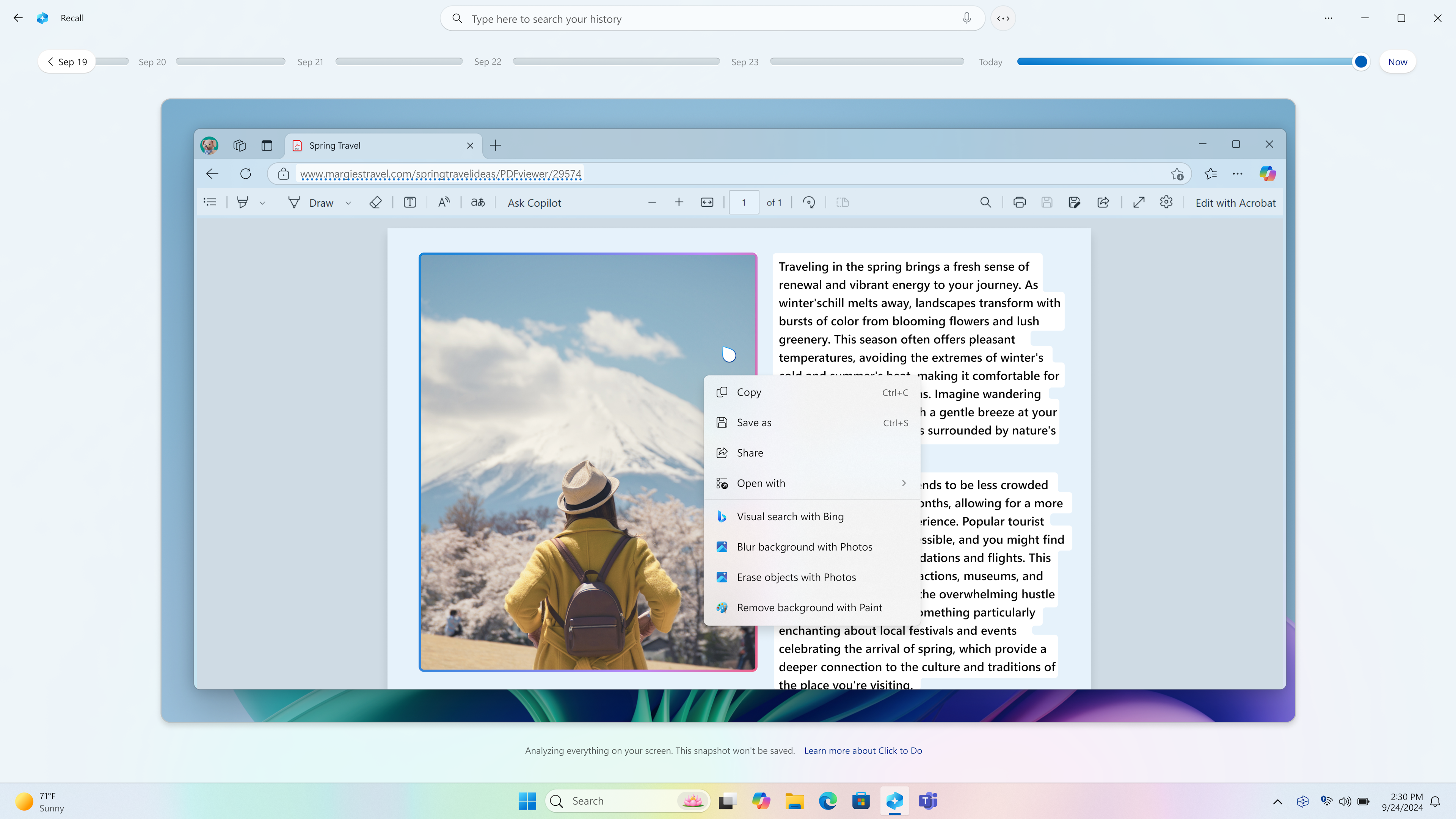 Introducing Windows Click to Do, an AI-Powered Feature to Boost Your Efficiency