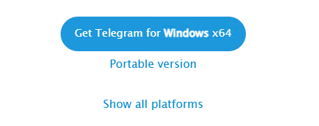 Settings entry on Telegram web app Settings entry on Telegram web app
