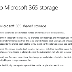Microsoft 365 Family Storage Drops From 6 TB to a Shared 2 TB Pool