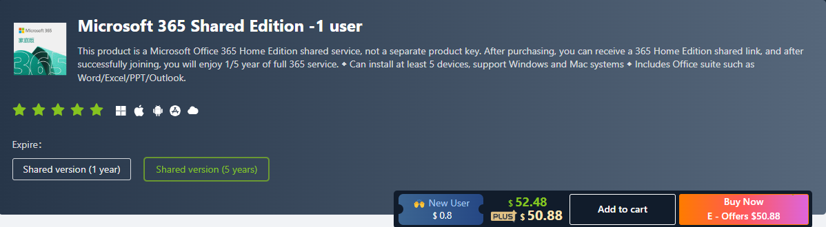 Microsoft 365 Shared Edition on APSGO